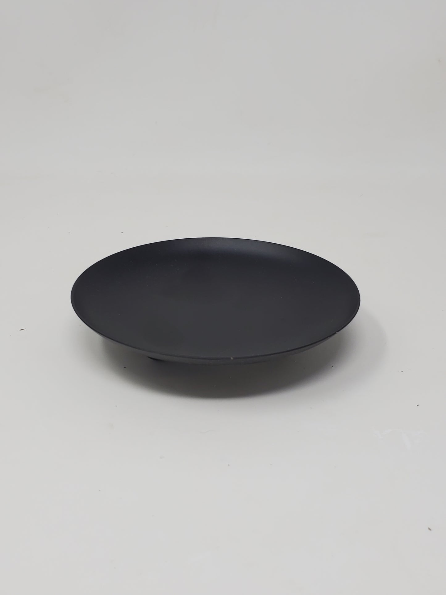 Black Iron 4" Decorative Pillar Candle Plate