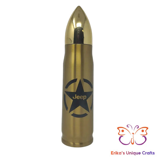 Jeep Star Bullet Thermos - Erikas Crafts