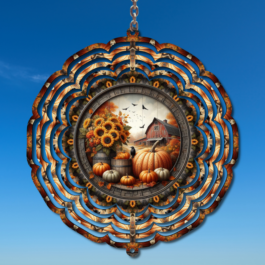 Fall Country Wind Spinner