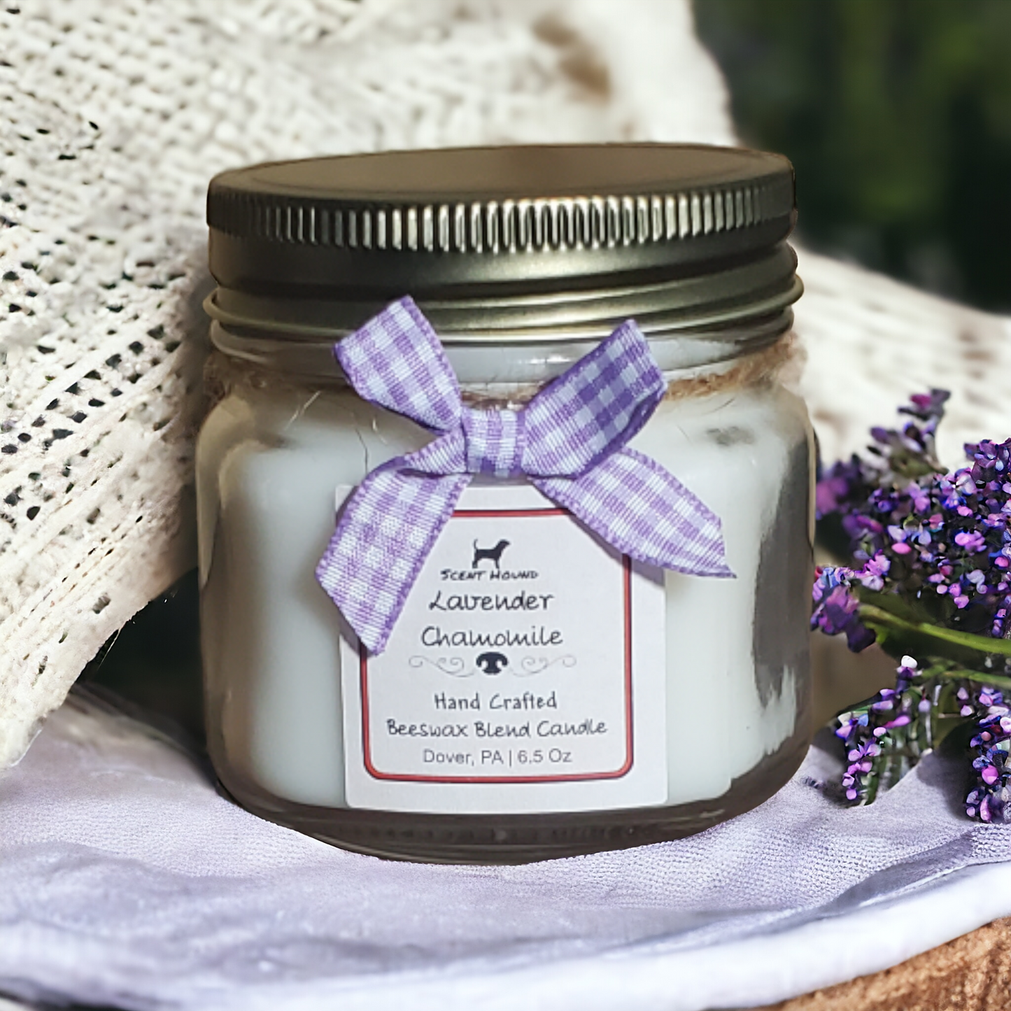 Lavender Chamomile 8 Oz Jar Candle
