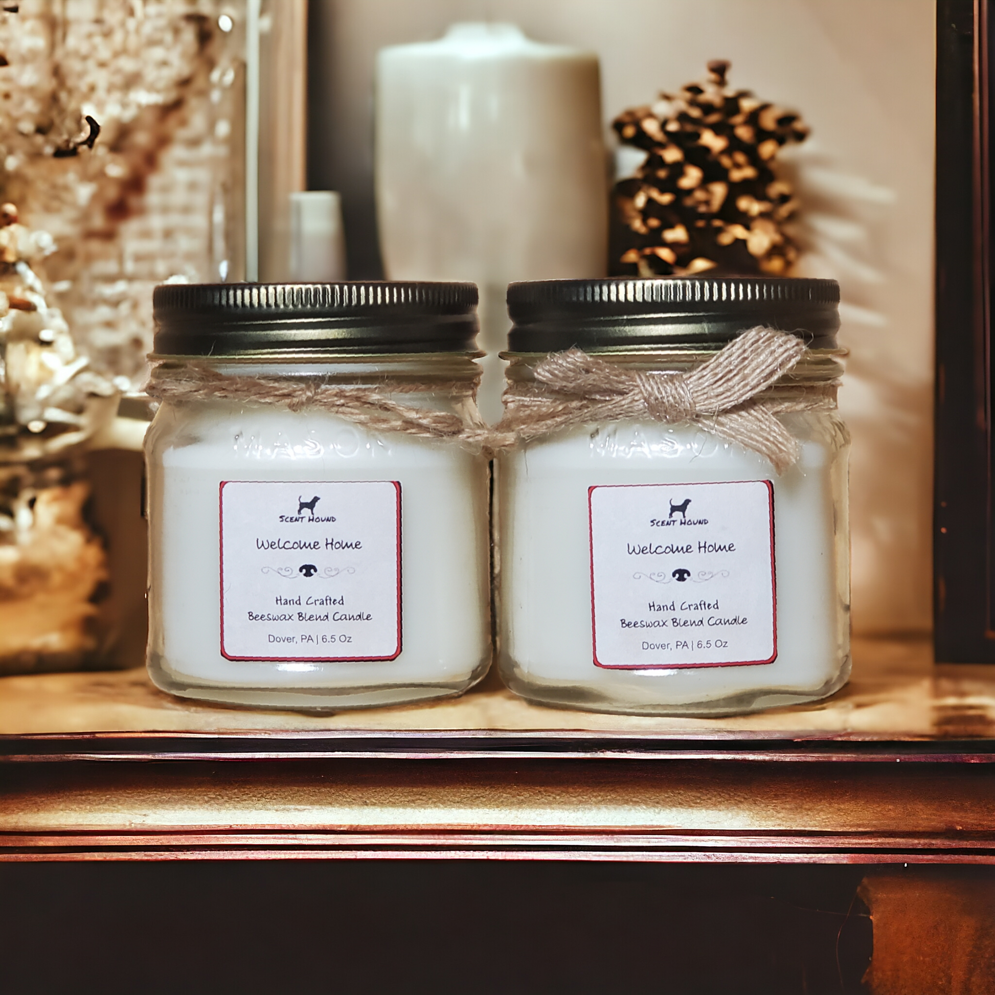 Welcome Home 8 Oz Jar Candle