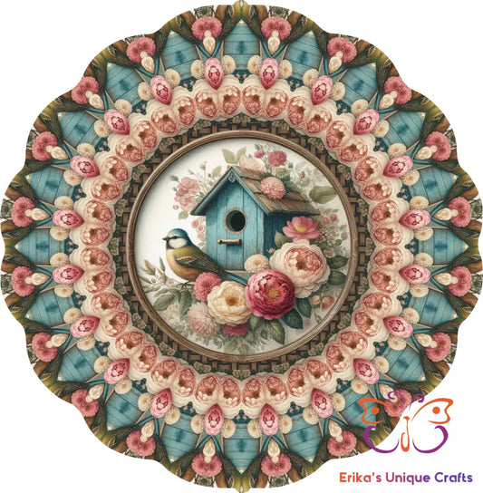 Bird and Bird House Wind Spinner Wind Spinner