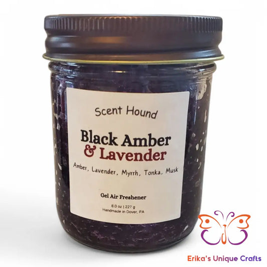 Black Amber & Lavender Gel Air Freshener Gel Air Freshener