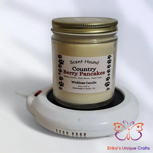 Country Berry Pancake Melt Jar Wax Melt Jar