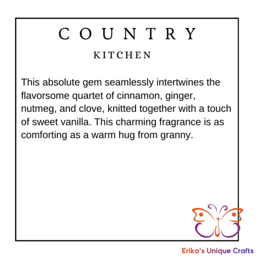 Country Kitchen Wax Melt Jar Wax Melt Jar