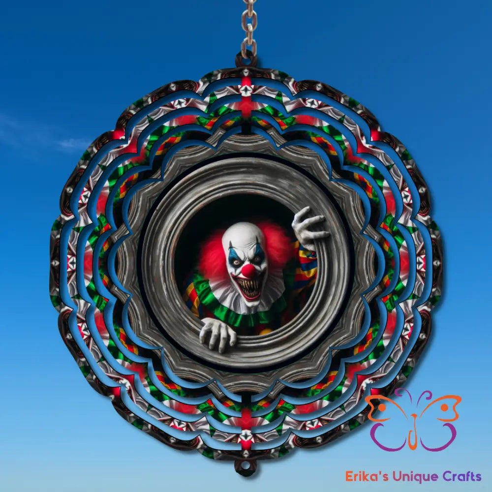 Creepy Crawling Clown Wind Spinner Wind Spinner