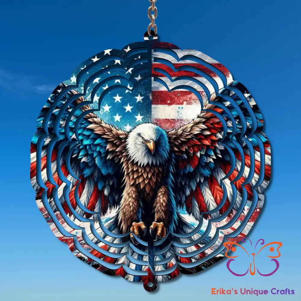 Flying American Eagle Wind Spinner Wind Spinner