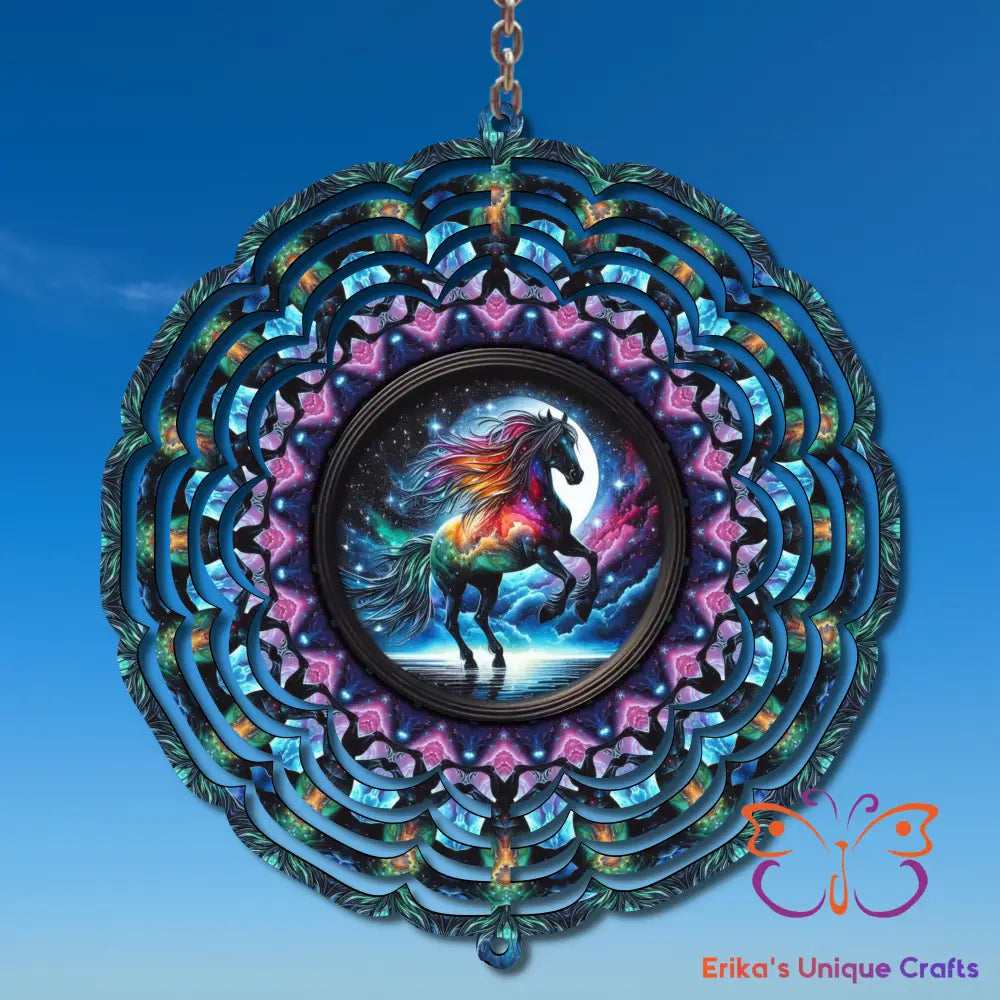 Galaxy Horse Wind Spinner Wind Spinner