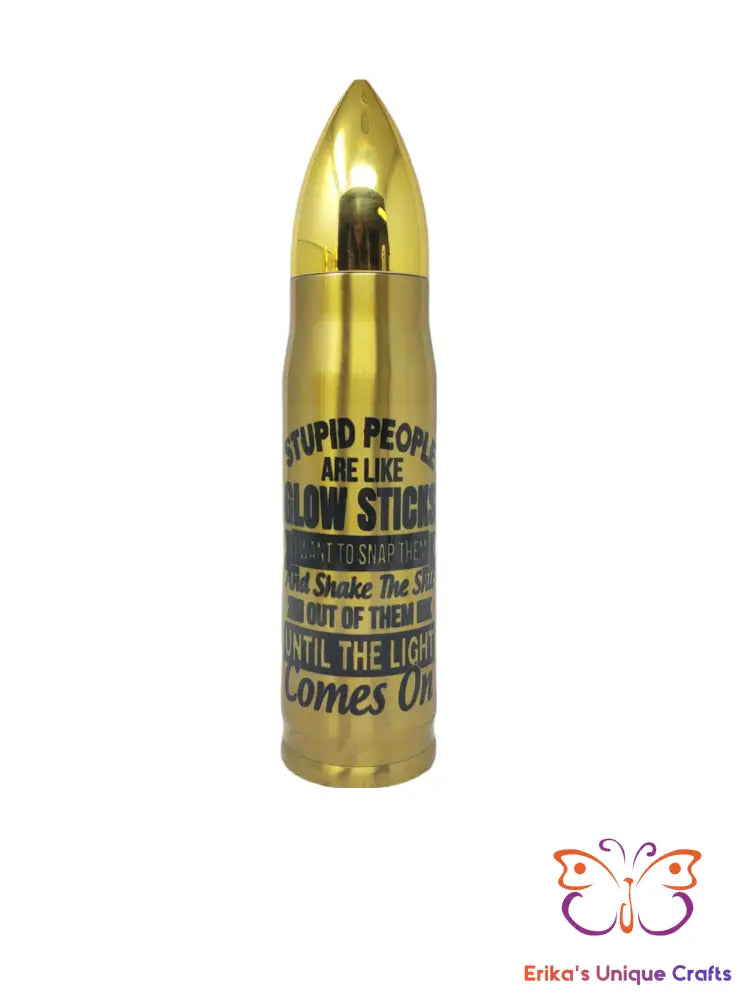 Glow Sticks 17 Oz Bullet Thermos - Erikas Crafts