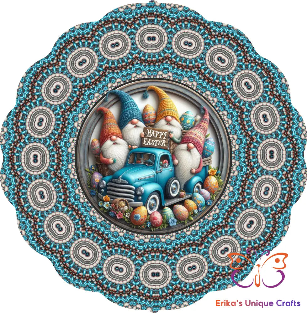 Happy Easter Gnome Wind Spinner