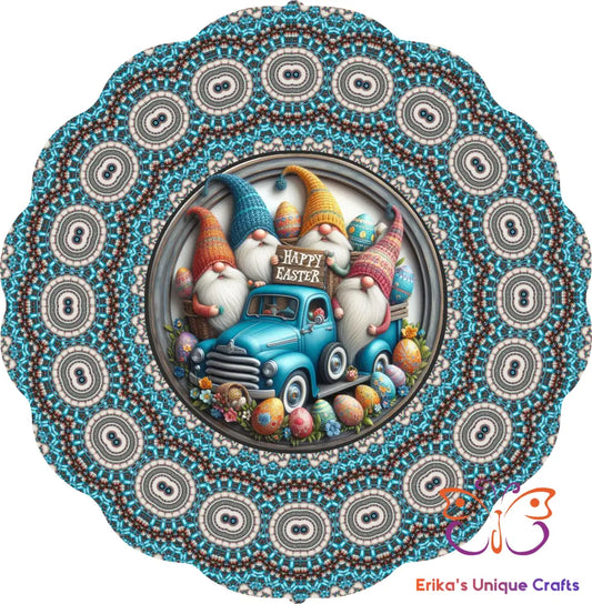 Happy Easter Gnome Wind Spinner