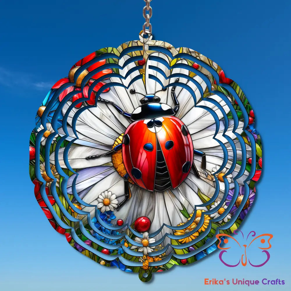 Lady Bug Wind Spinner Wind Spinner
