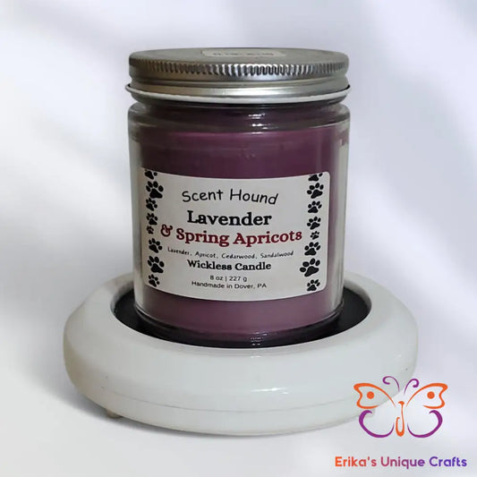 Lavender & Spring Apricot Wax Melt Jar Wax Melt Jar