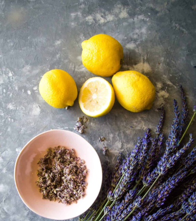 Lemon & Lavender Scented Candles