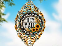 Hey Y'all Wind Spinner