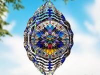 Kaleidescope Flower Wind Spinner