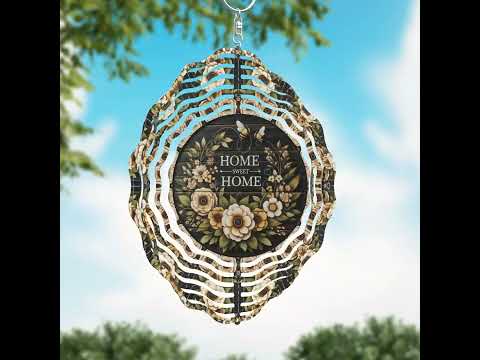 Home Sweet Home Wind Spinner