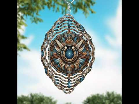 Lucky Horseshoe Wind Spinner