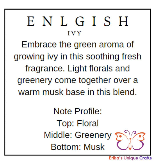 Reed Diffuser 6 Oz Frosted Round Bottle English Ivy Diffuser