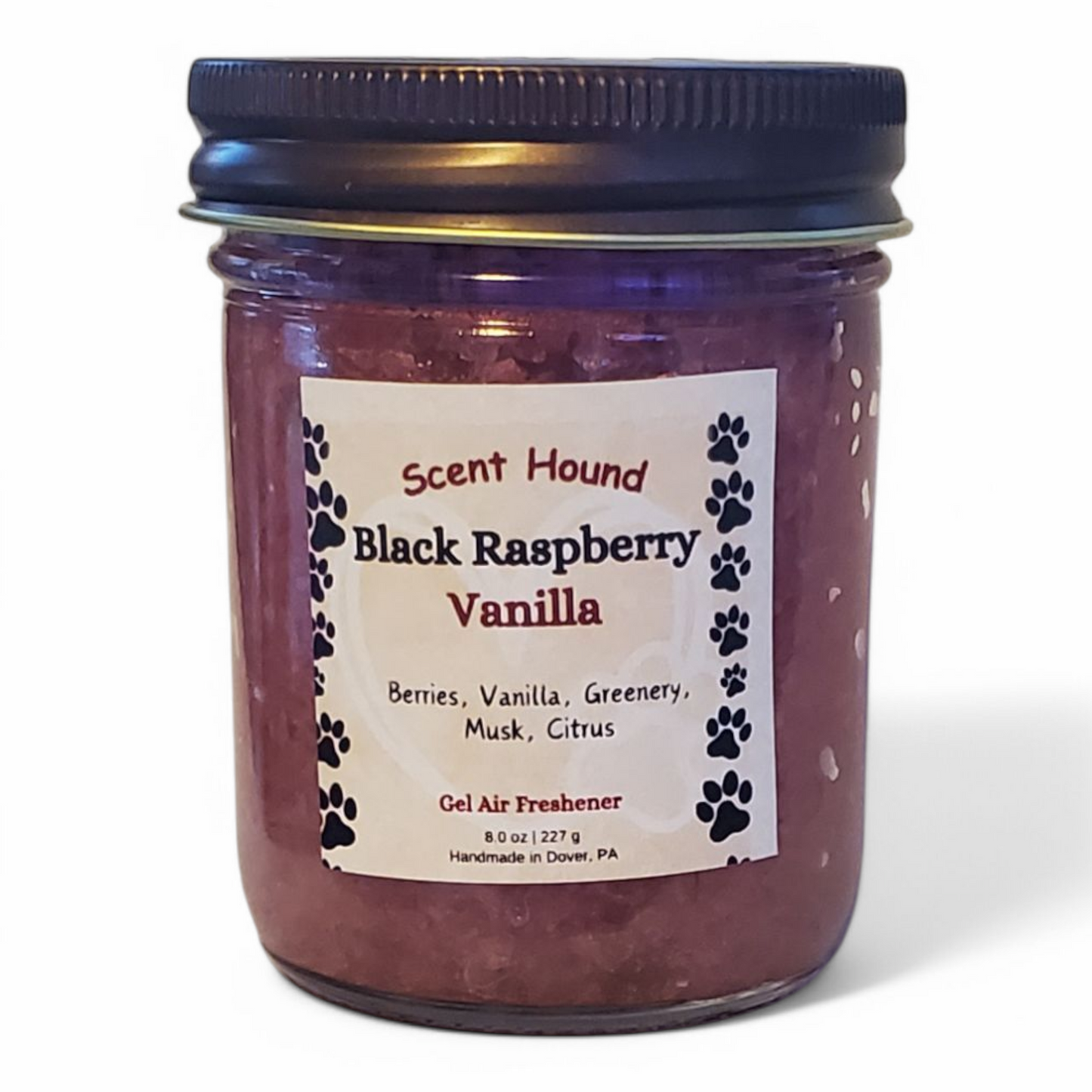 Black Raspberry Vanilla Gel Air Freshener