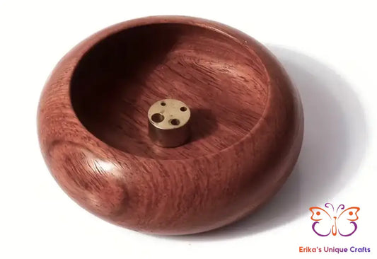 Round Wood Incense Stick Holder Incense