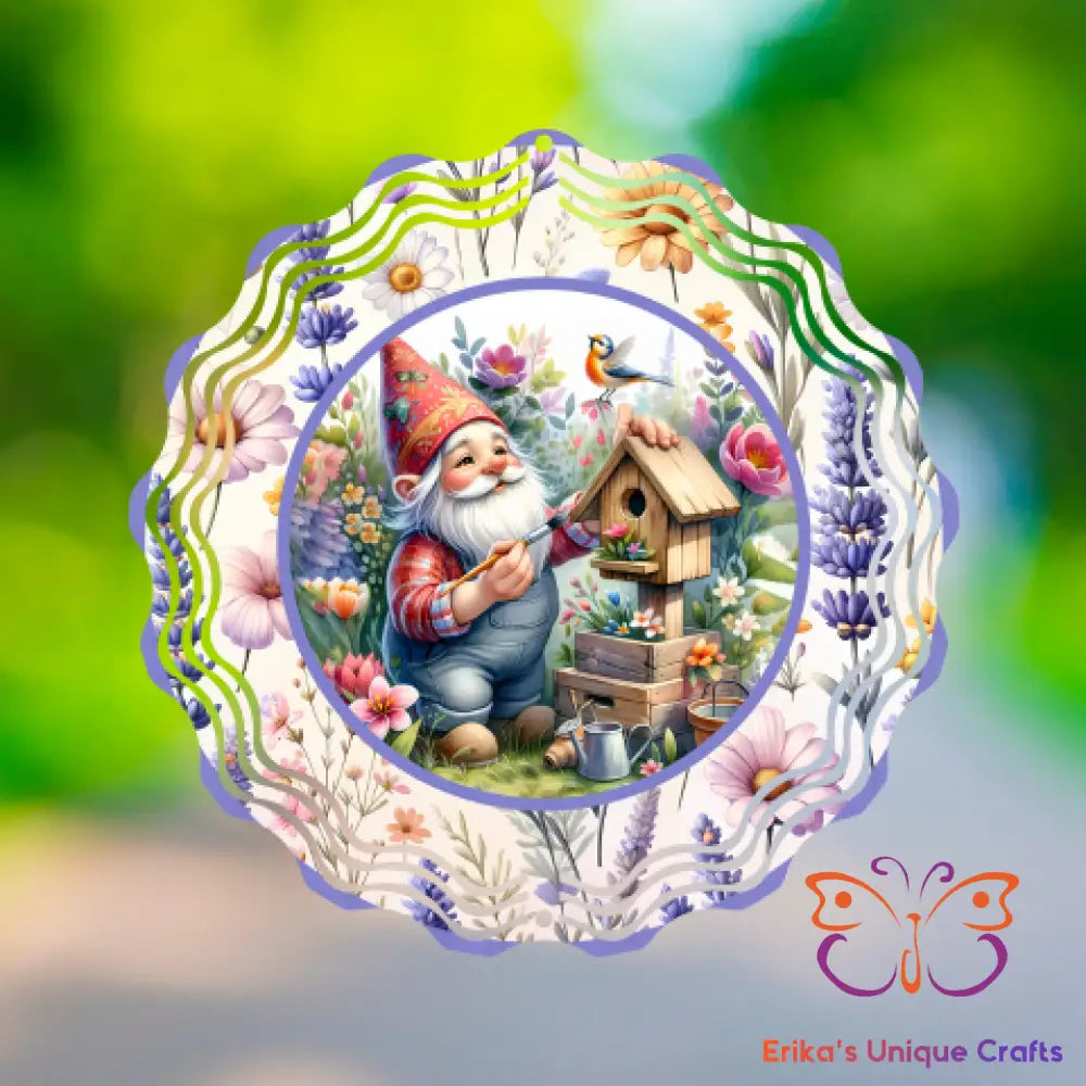Spring Gnome Wind Spinner Wind Spinner