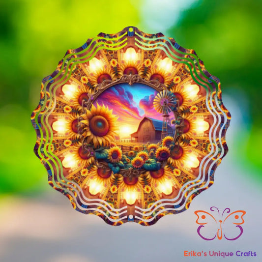 Sunflower Farm Wind Spinner Wind Spinner