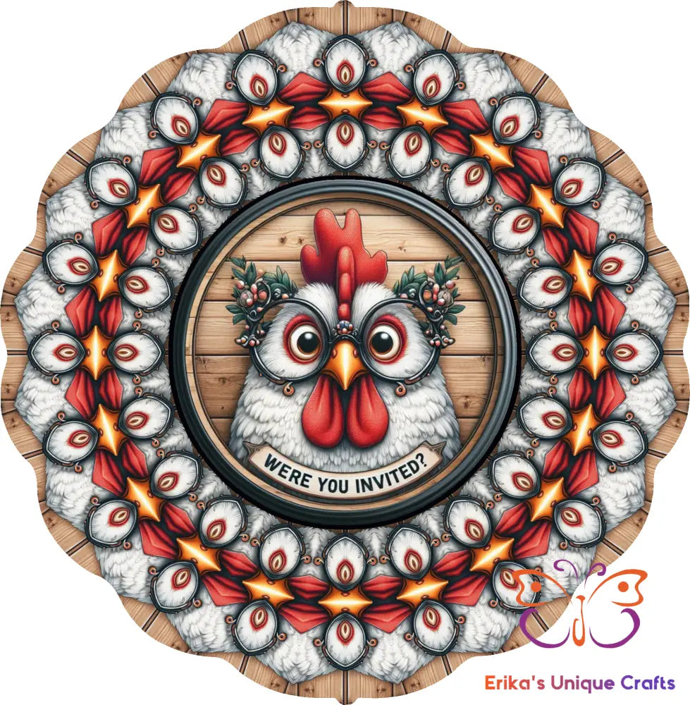 Were You Invited Chicken Wind Spinner Wind Spinner