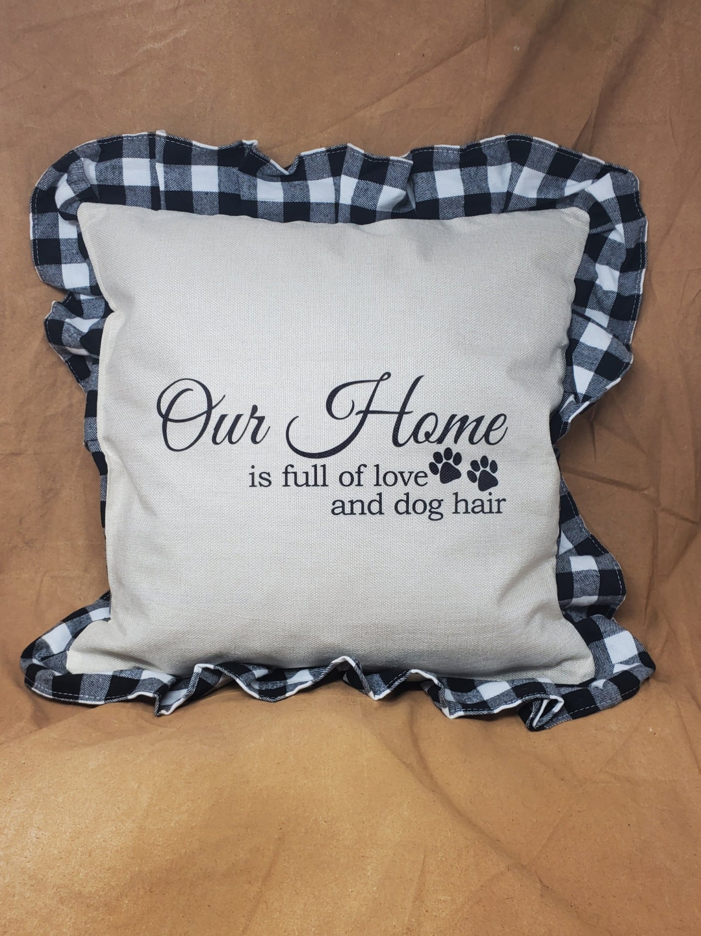 Buffalo Plaid Pillow Cover 16x16 - Erikas Crafts