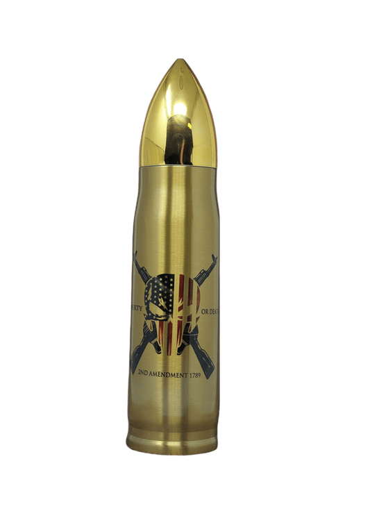 Liberty Or Death Bullet Tumbler - Erikas Crafts