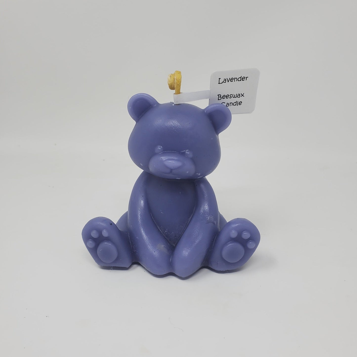 Teddy Bear Beeswax Candle - Erikas Crafts