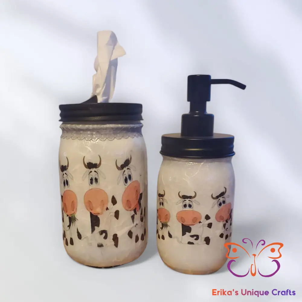 3 cows Mason Jar Mason Jar