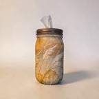 Fall Grasses Mason Jar Tissue Dispenser