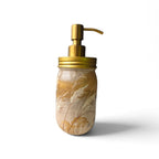 Fall Grasses Mason Jar Soap Dispenser