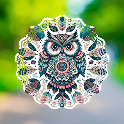 BOHO Owl Wind Spinner