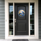 Bluebirds Welcome Door Sign