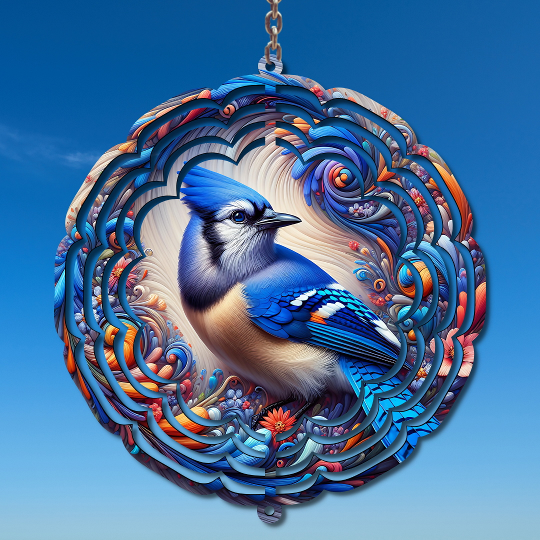 Bluejay Wind Spinner