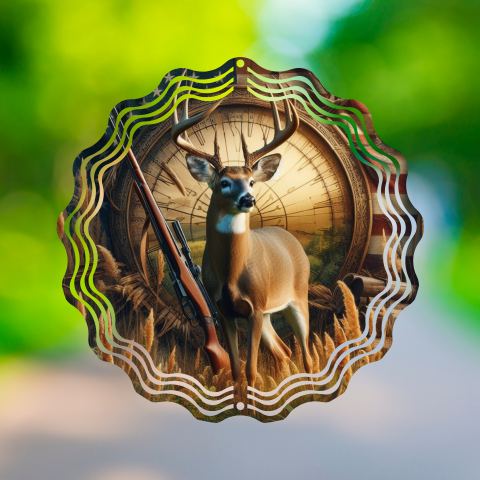 Buck Hunting Wind Spinner