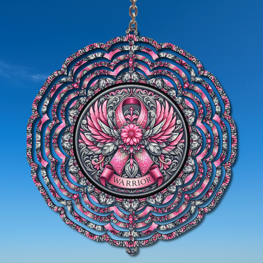 Cancer Warrior Wind Spinner