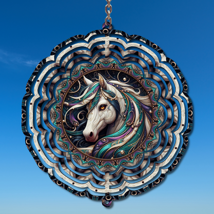 Celestrial Horse Wind Spinner