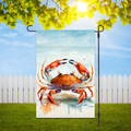 Beach Crab Garden Flag