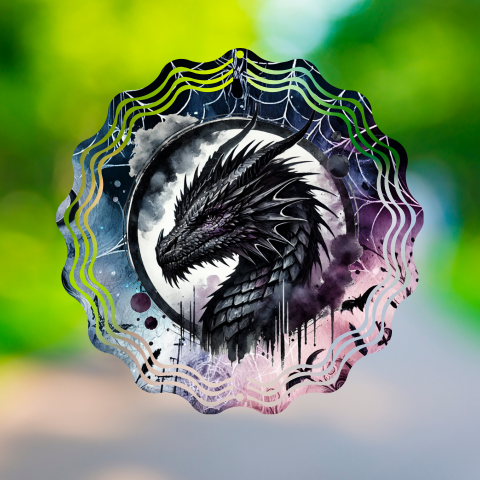 Dark Dragon Wind Spinner