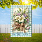Easter Lillies Garden Flag - Garden Flag