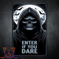 Enter If You Dare Halloween Garden Flag