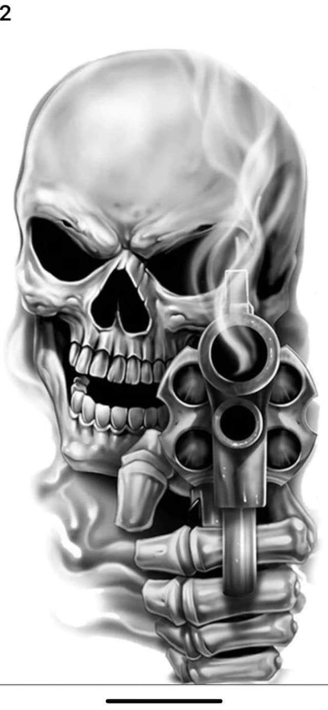 Skull and Revolver