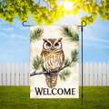 Forest Owl Garden Flag - Garden Flag