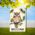 Forest Owl Garden Flag - Garden Flag
