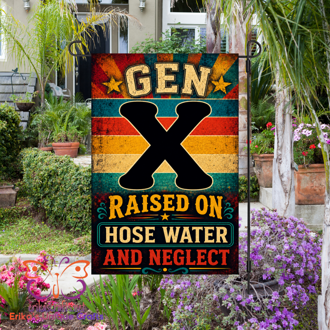 Gen X Garden Flag