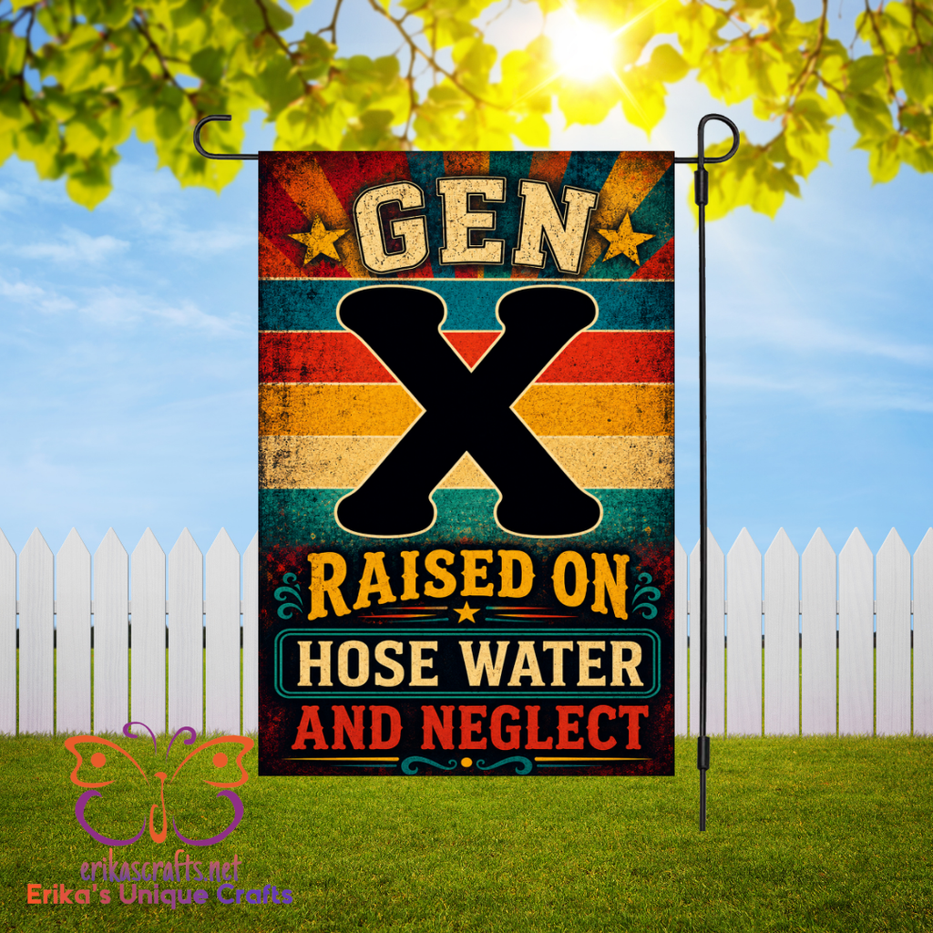 Gen X Garden Flag