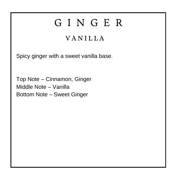 Ginger Vanilla